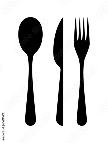 Cutlery - knife  fork and spoon