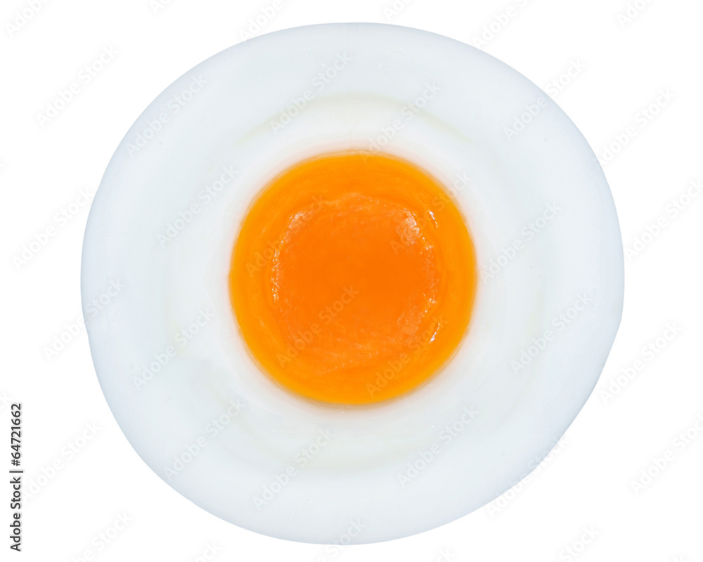 fried egg isolated