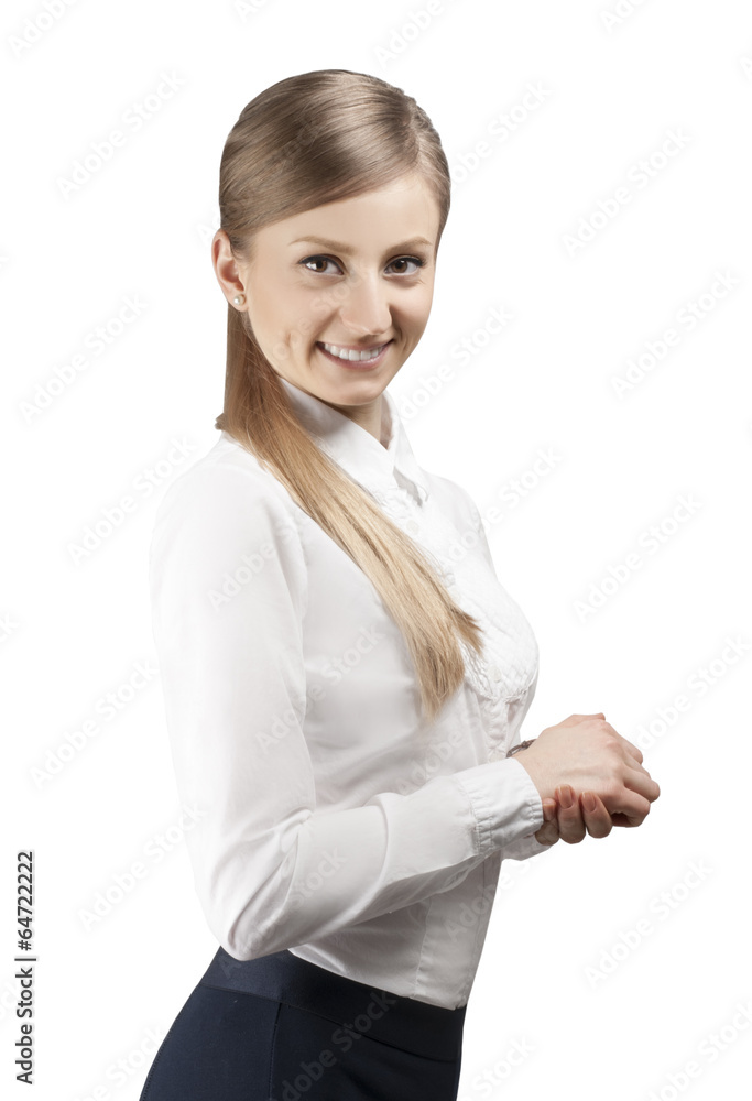 Successful business woman manager in office Successful business woman manager in office