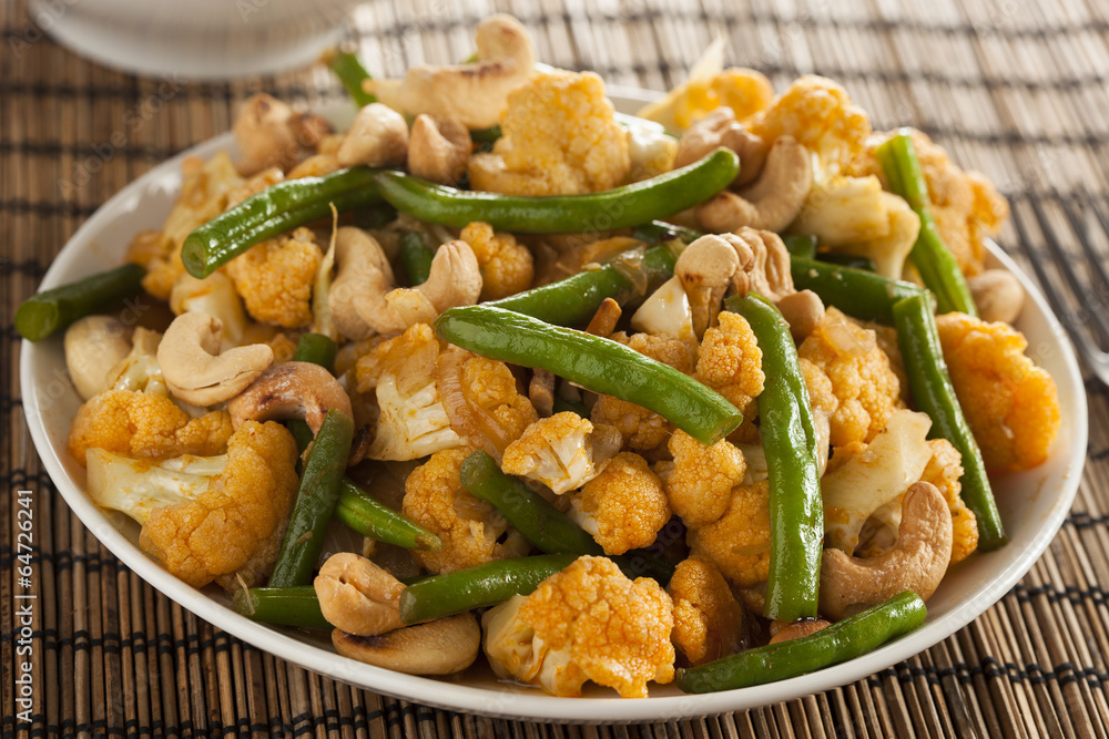 Spicy Thai Cauliflower and Beans Spicy Thai Cauliflower and Beans