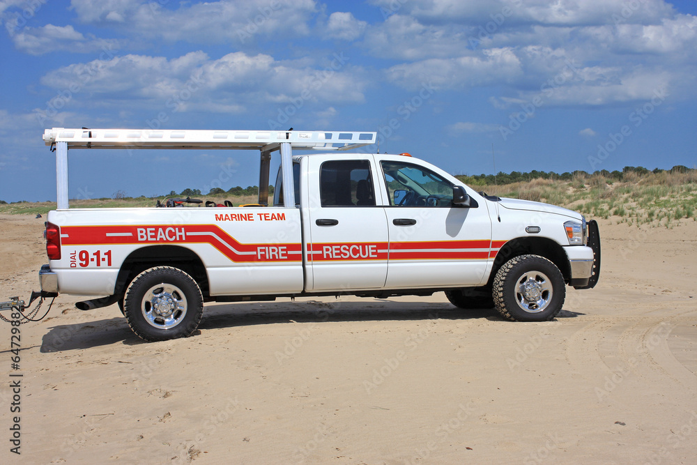 Beach Rescue Truck