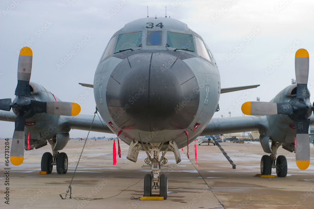 Obraz premium Military aircraft