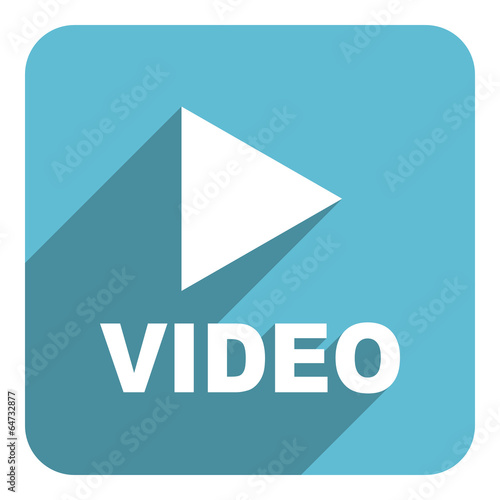 video flat icon