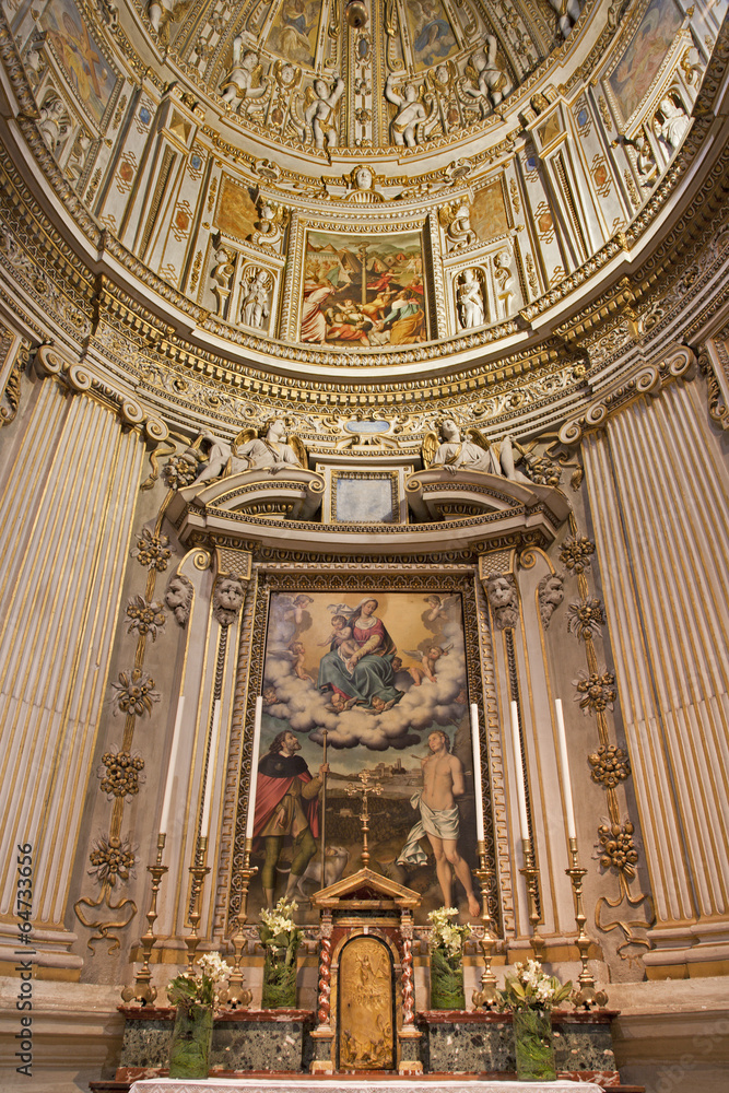 Bergamo - Side chapel of cathedral Santa Maria Maggiore