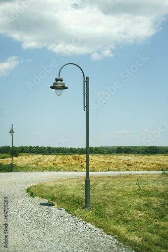 Old fashioned street lamp