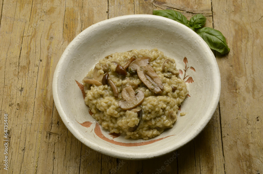 Risotto with mushrooms setas funghi грибы grzyby Risotto with mushrooms setas funghi грибы grzyby