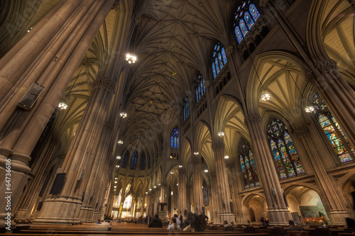 Interior of St Patrick's Cathedral, Manhattan