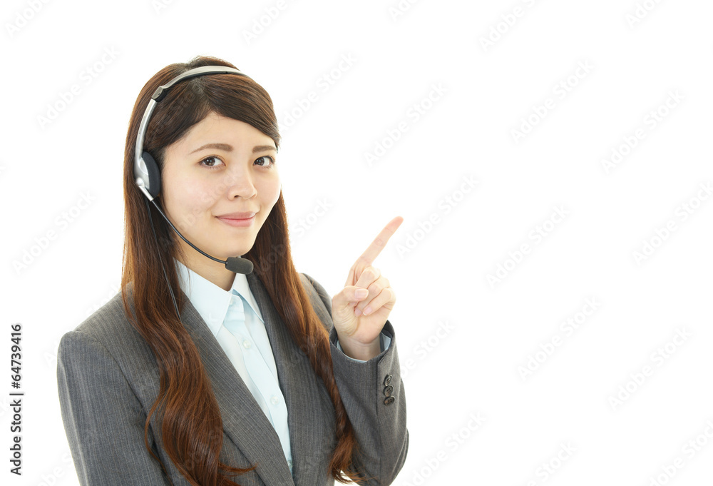 笑顔のオペレーター 笑顔のオペレーター