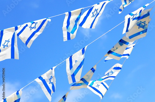 Israel Flags on Independence Day