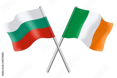 Flags : Bulgaria and Ireland