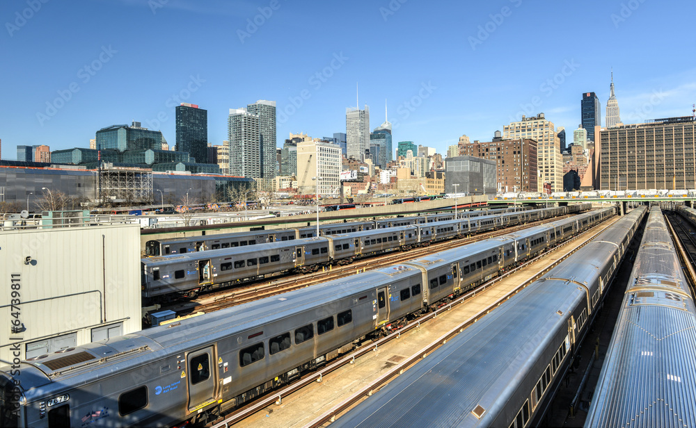 Fototapeta premium West Side Train Yard