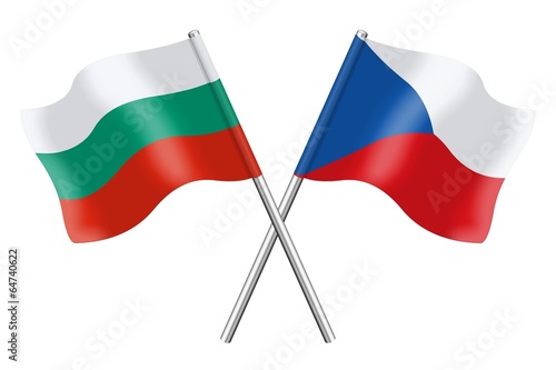 Free Download Flags : Bulgaria and Czech Republic - GFXLoad