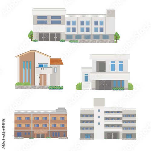 施設と住宅