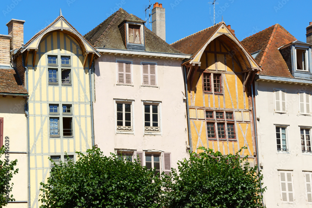 Some old houses in Troyes, France
