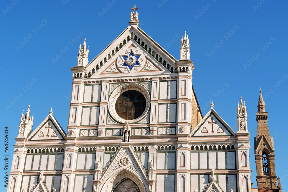 Basilica of Santa Croce in Florence, Italy