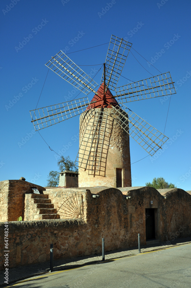 Windmühle in Algaida, Mallorca