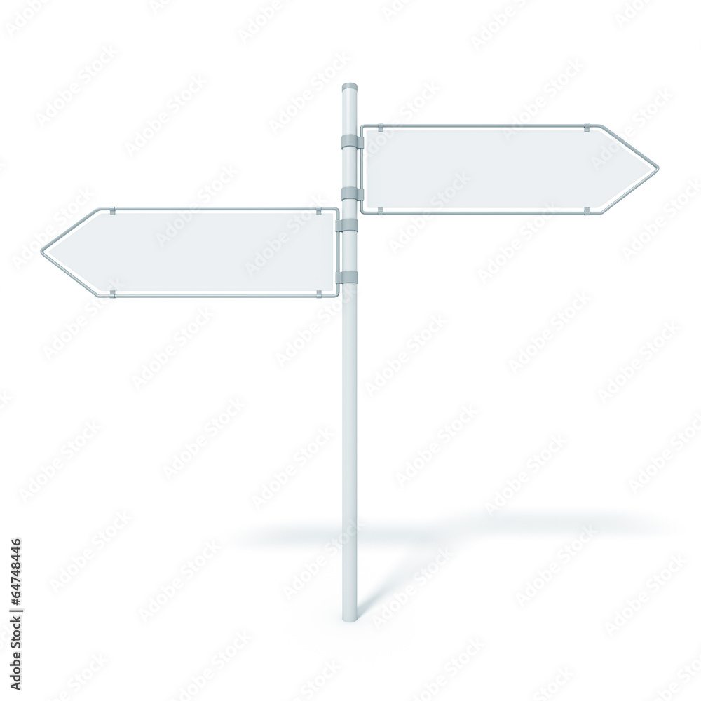 Obraz premium road sign 2 arrows