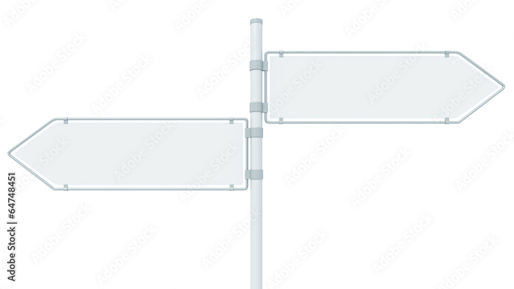 Obraz premium road sign 2 arrows