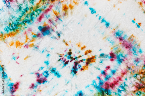 Obraz na płótnie batik - abstract varicolored spotted pattern