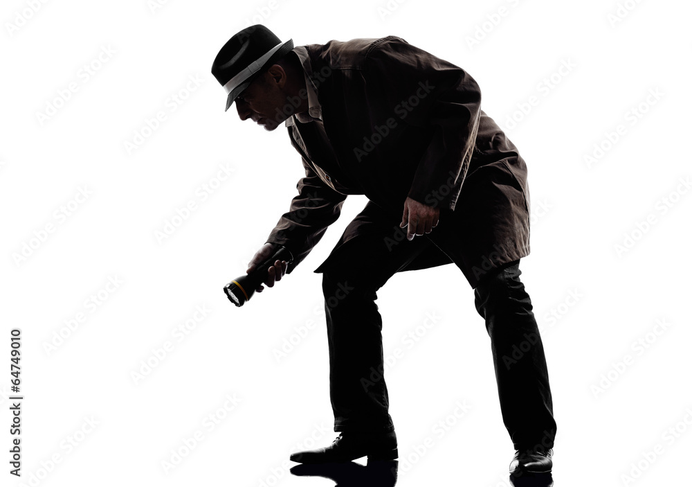 detective man criminals investigations silhouettes detective man criminals investigations silhouettes