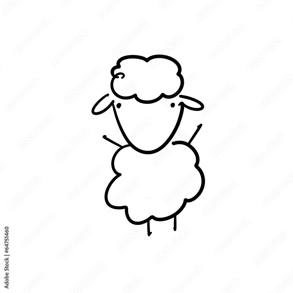 Funny sheep