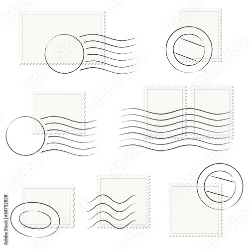 Sammlung - Briefmarken + Stempel