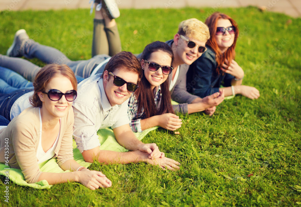 group of students or teenagers hanging out group of students or teenagers hanging out