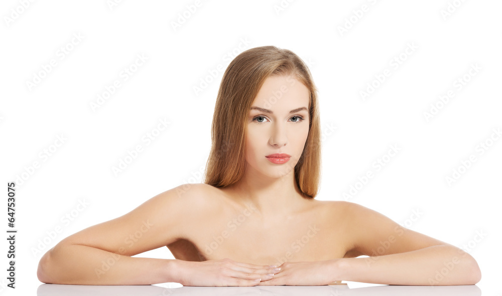 Obraz premium Beautiful spa woman