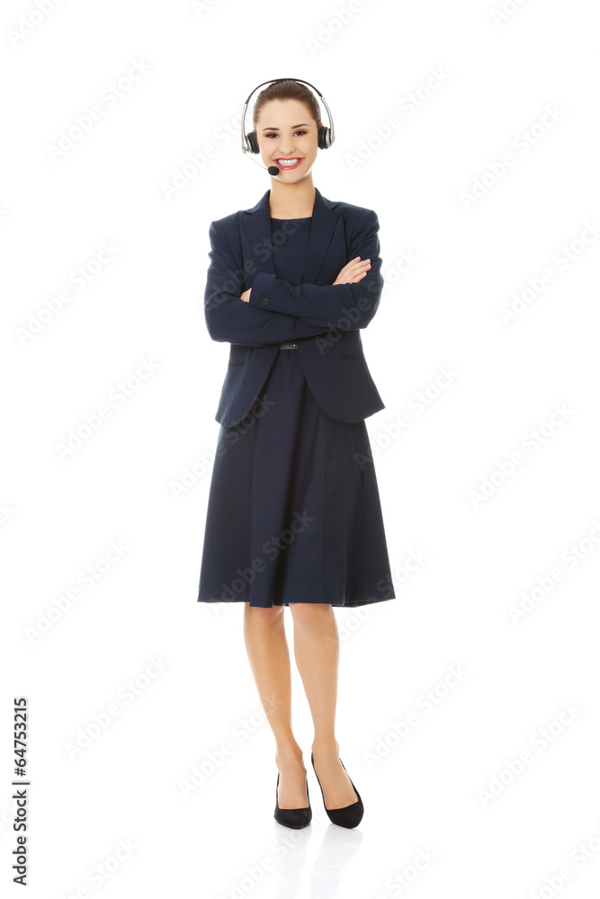 Call center woman Call center woman