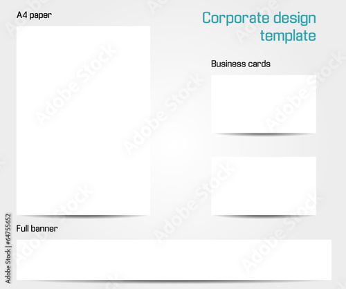 Corporate design template