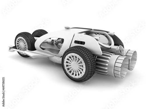 Obraz na płótnie rocket rat rod
