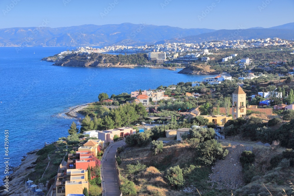 Crete - Agios Nikolaos - obrazy, fototapety, plakaty 