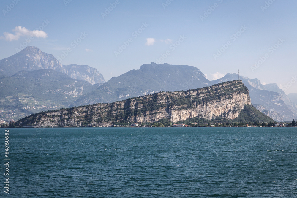 Lake Garda with Monte Brione mountain, Italy