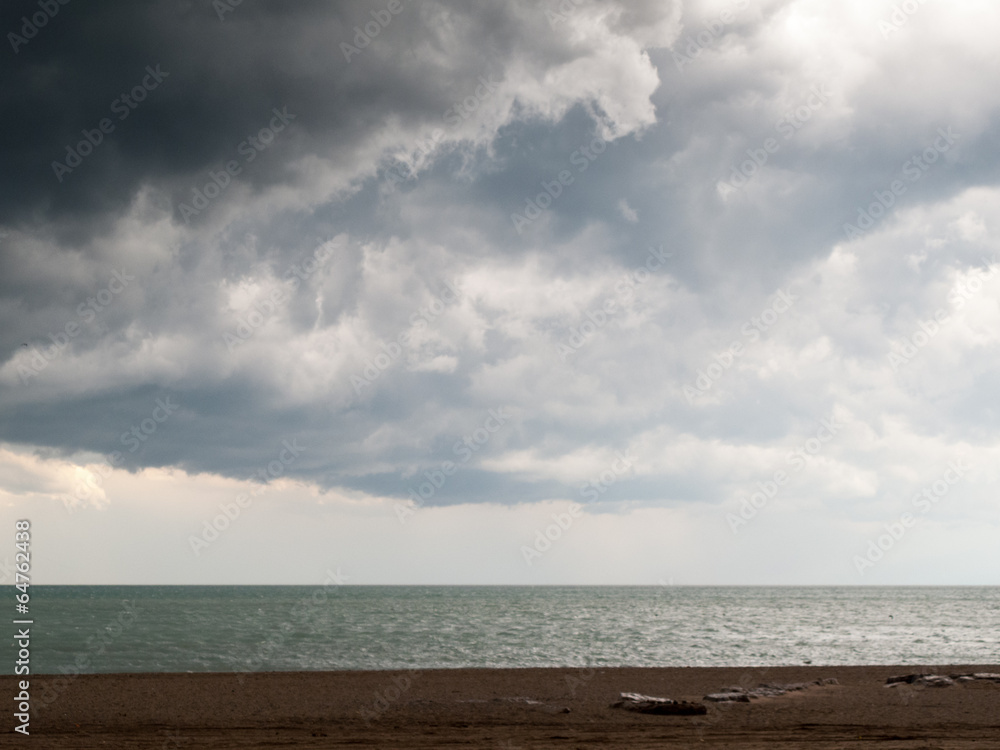 Fototapeta premium Panoramic view of sea