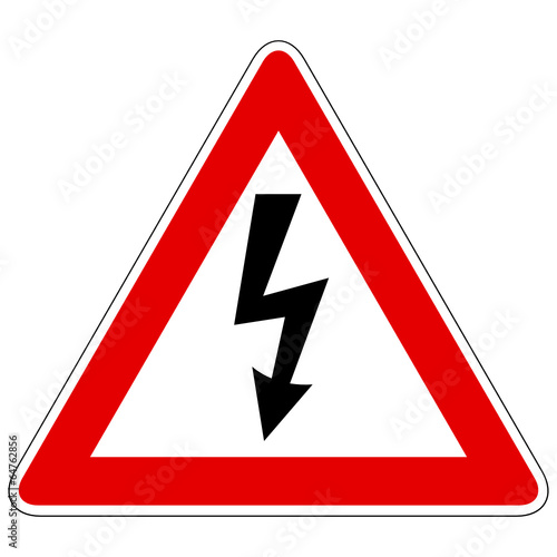 Sign of danger - weather, electricity etc.