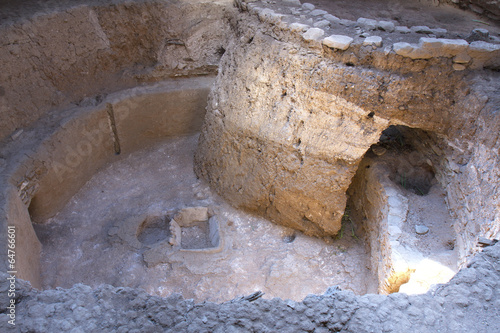Ruins of an early American pit house Mesa Verde National Park photo