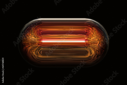fantastic illustrated glass background object