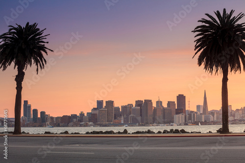 San Francisco and Bay Bridge taken from Treasure Island. © f11photo