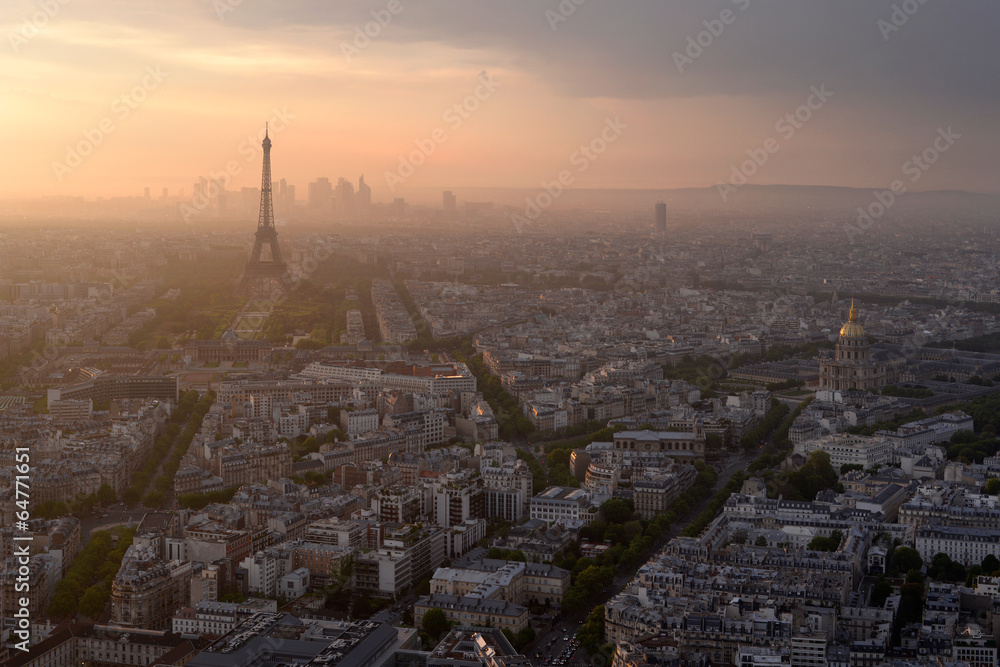 Fototapeta premium Sunset in Paris