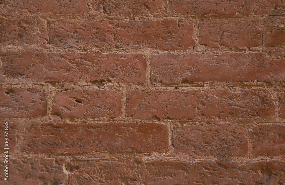 Old red brick wall background Old red brick wall background
