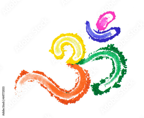 Colorful Om photo