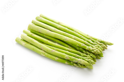 asparagus isolated on white