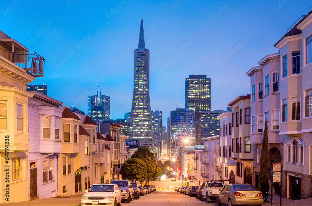 Fototapeta premium San Francisco at night.