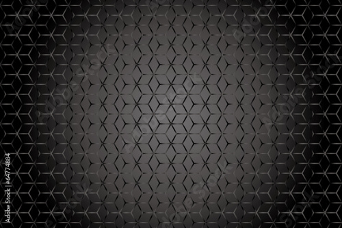 Wire mesh-like wallpaper black