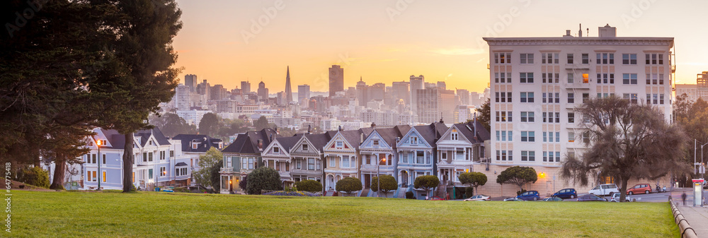 The Painted Ladies of San Francisco, USA.