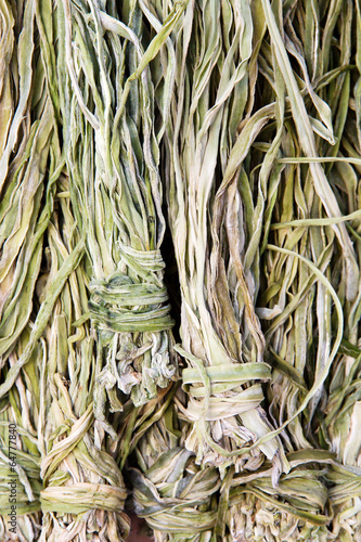 vegetable dried in Oshino Village, japan