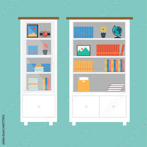 Vector of Book case