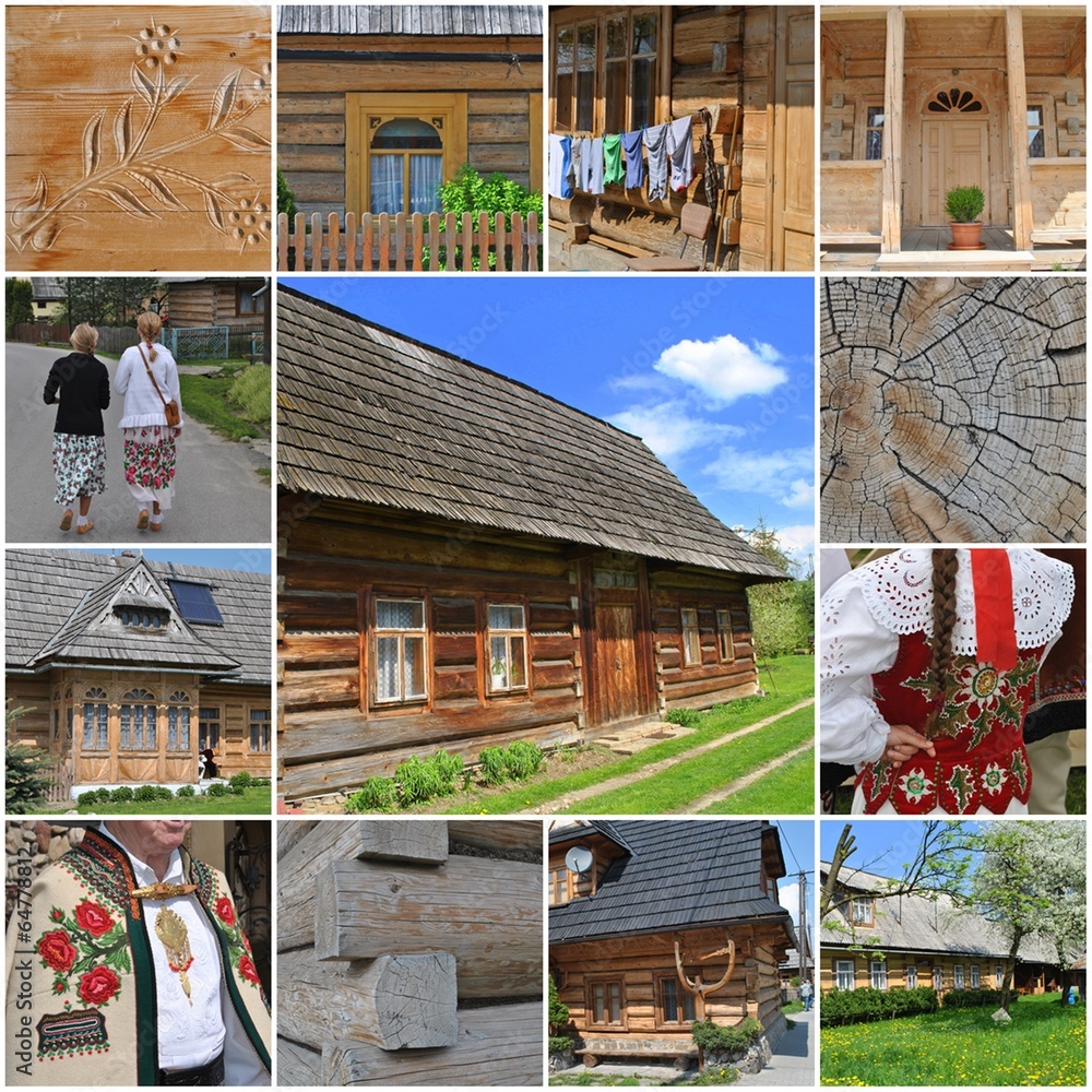 Góralski kolaż