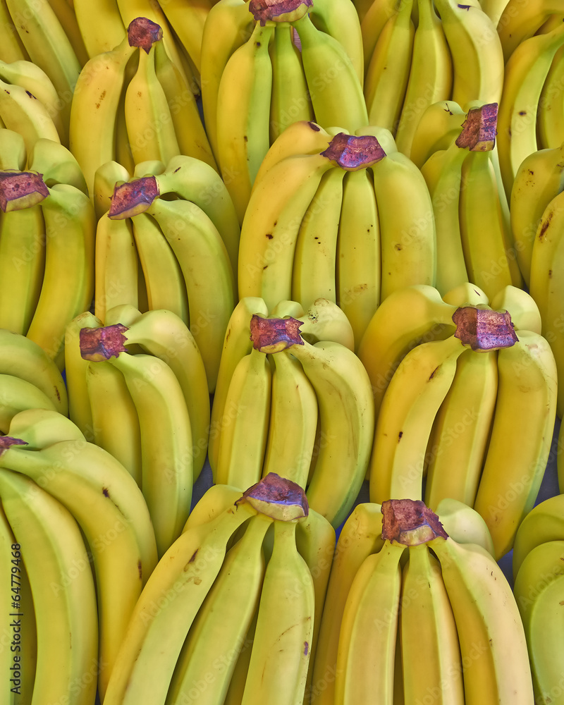 fresh bananas for sale, natural background