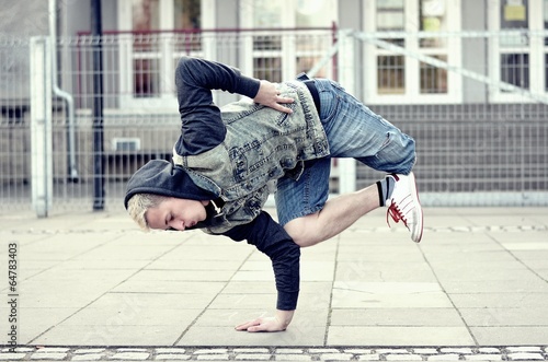Breakdancer on the street